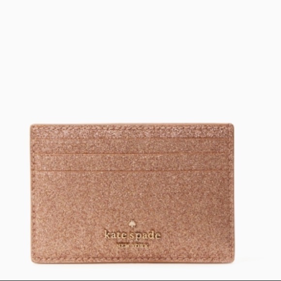 kate spade Handbags - Kate spade joeley glitter small slim card holder